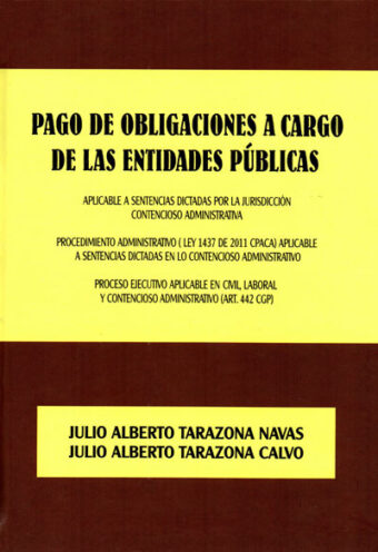 PAGO DE OBLIGACIONES A CARGO DE LAS ENTIDADES PUBLICAS