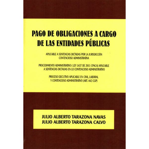 PAGO DE OBLIGACIONES A CARGO DE LAS ENTIDADES PUBLICAS