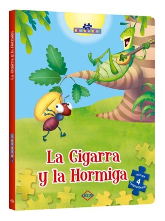 Libro rompecabezas – La cigarra y la hormiga