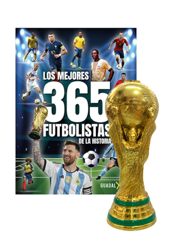 Los mejores 365 futbolistas de la historia + alcancía de la copa