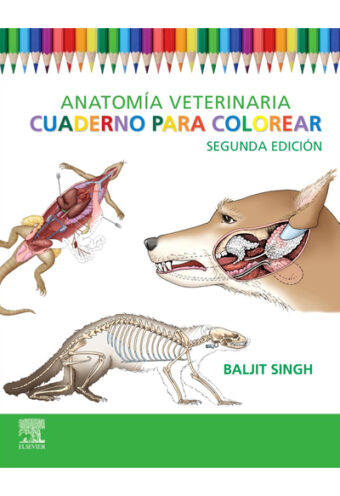 Anatomía veterinaria Cuaderno para colorear